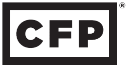 CFP LOGO indicating CERTIFIED FINANCIAL PLANNER accreditation