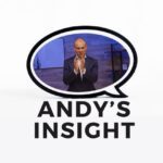 Man in a word bubble with his hands together in. Captions reads "Andy's Insight" explanation