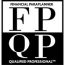 A logo with a black and white color scheme, featuring the text "Financial Paraplanner" at the top. Below, the large letters "FP" are displayed, followed by "QP" in the bottom half. The text "Qualified Professional" is at the bottom.